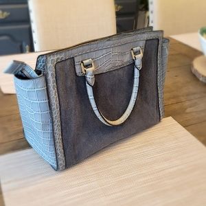 Michael Kors denim Crocodile handbag